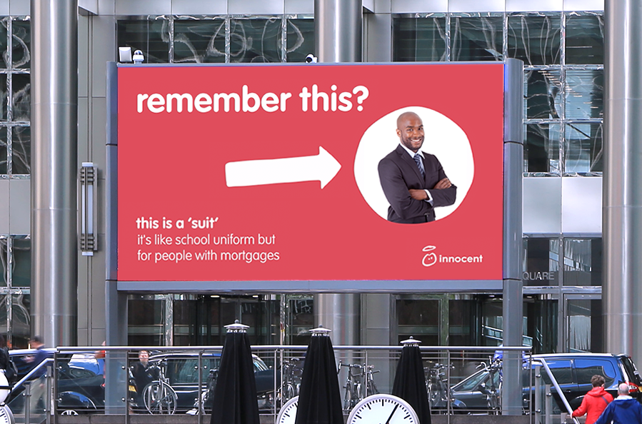 back of pack story for an innocent super smoothie