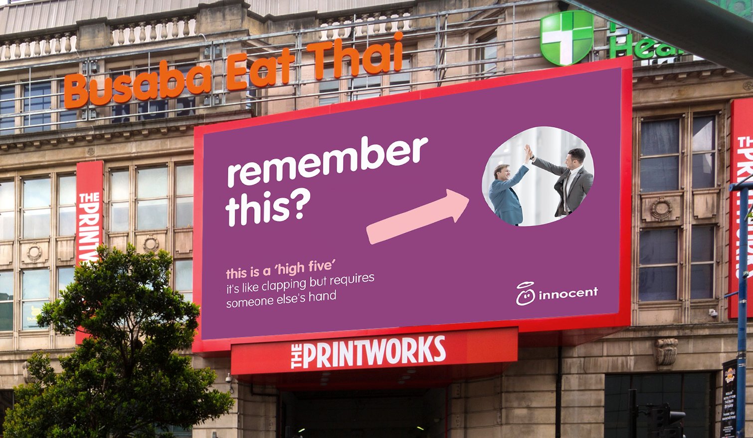 back of pack story for an innocent super smoothie