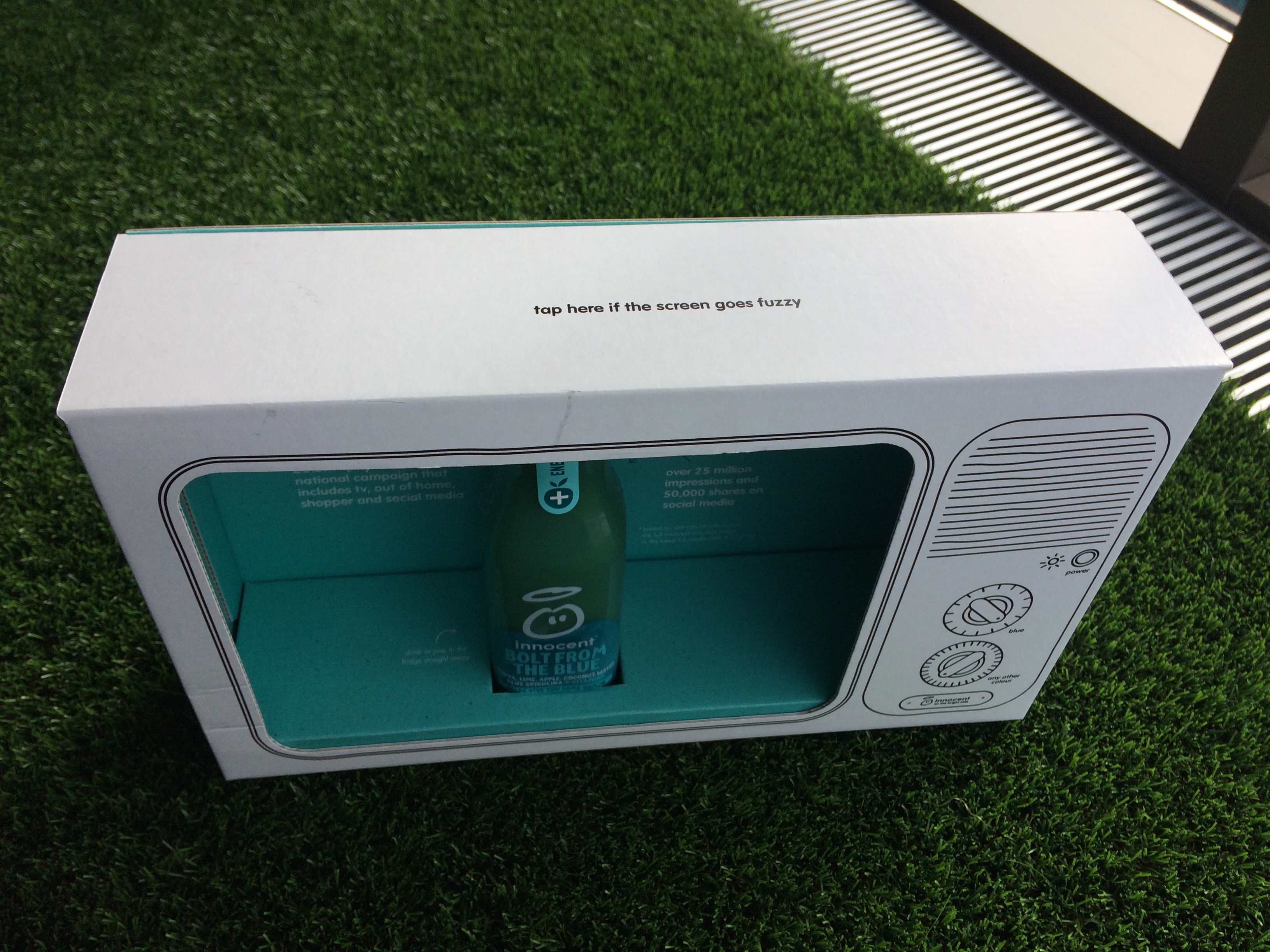 back of pack story for an innocent super smoothie