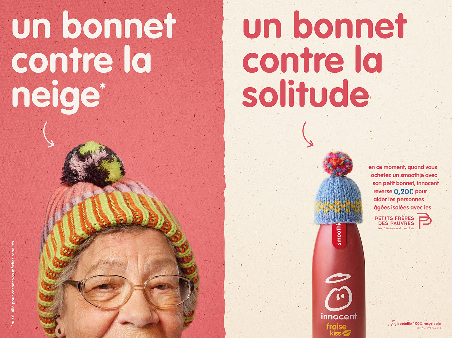 back of pack story for an innocent super smoothie