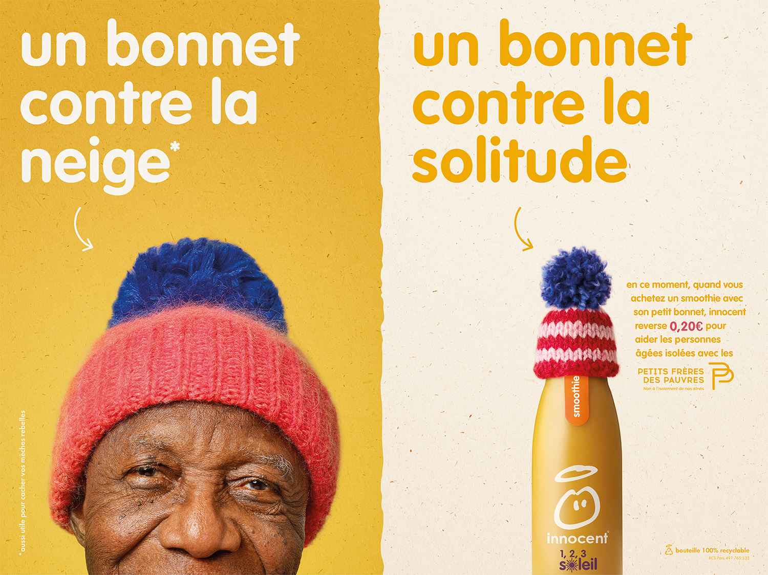 back of pack story for an innocent super smoothie