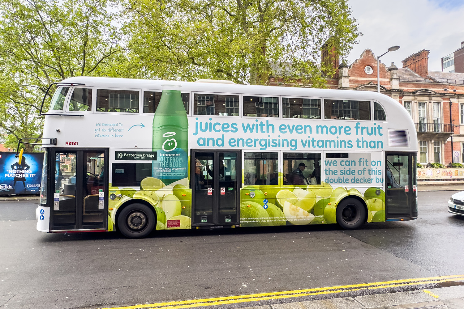 a back of pack story for an innocent smoothie