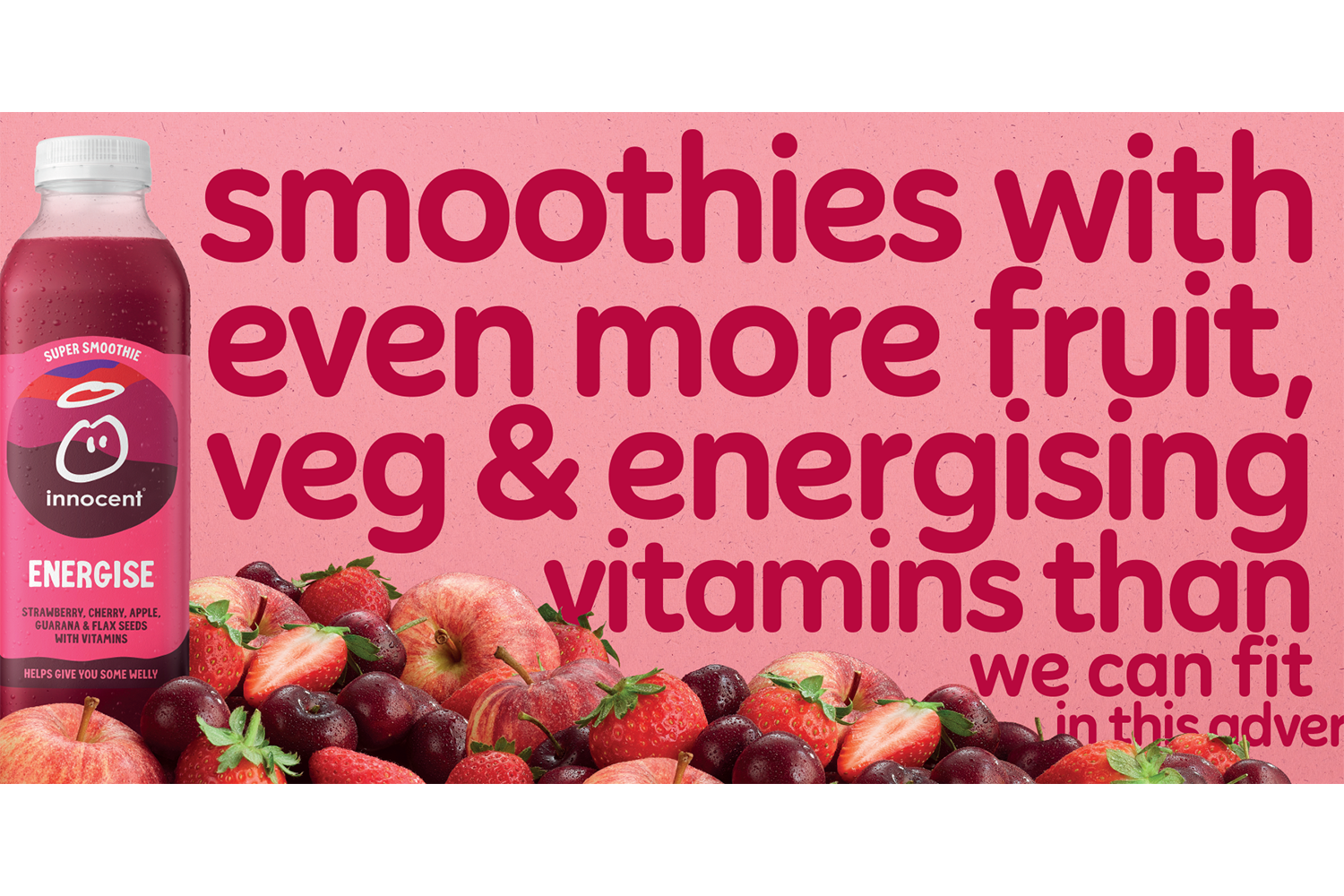 a back of pack story for an innocent smoothie