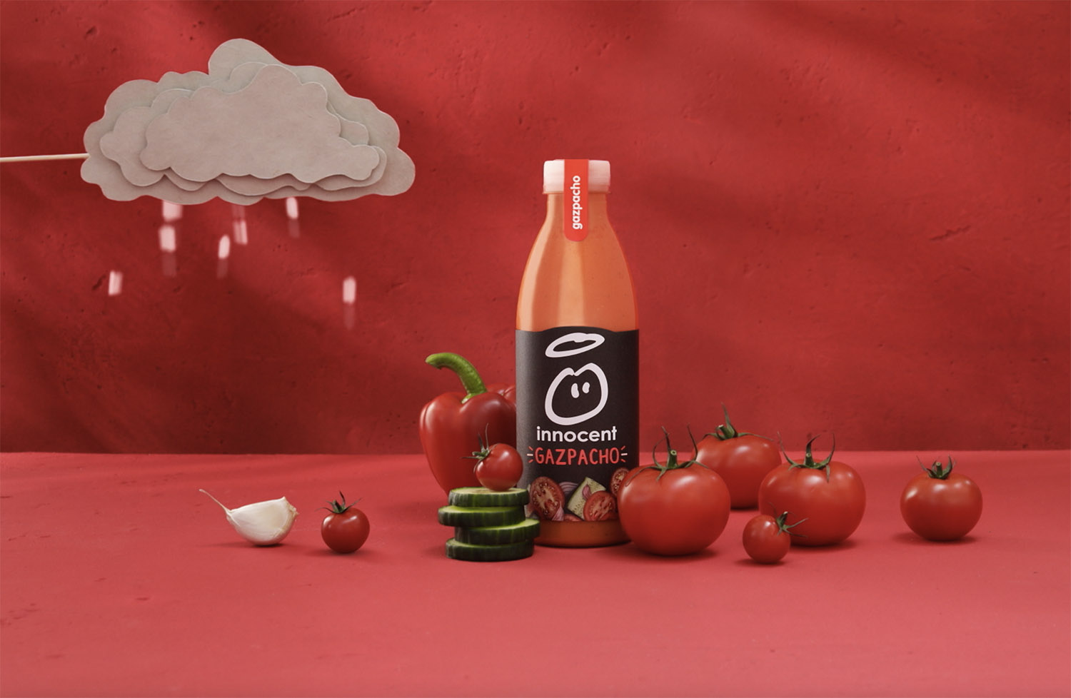 back of pack story for an innocent super smoothie