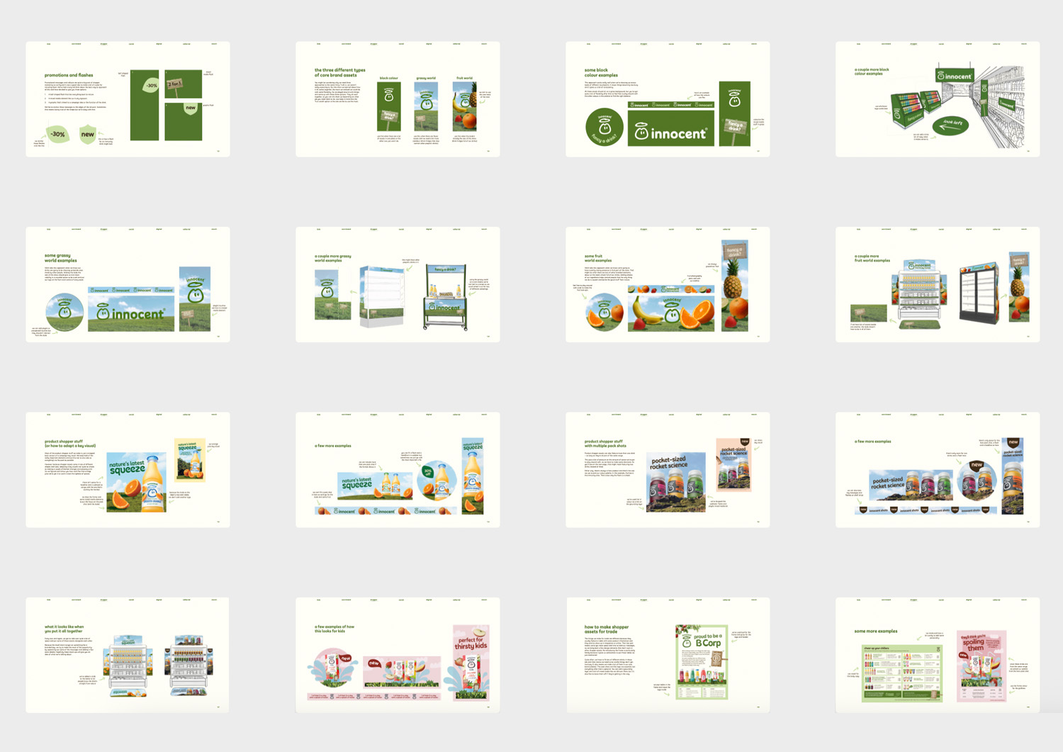 a poster for innocent kids juicy water